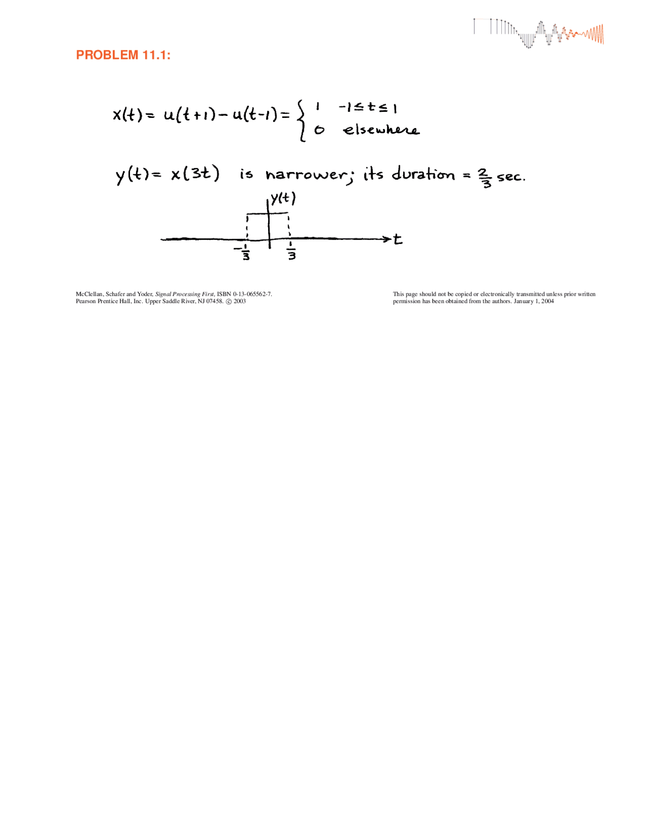 Solucionário Signal Processing First chap11sp1solutions