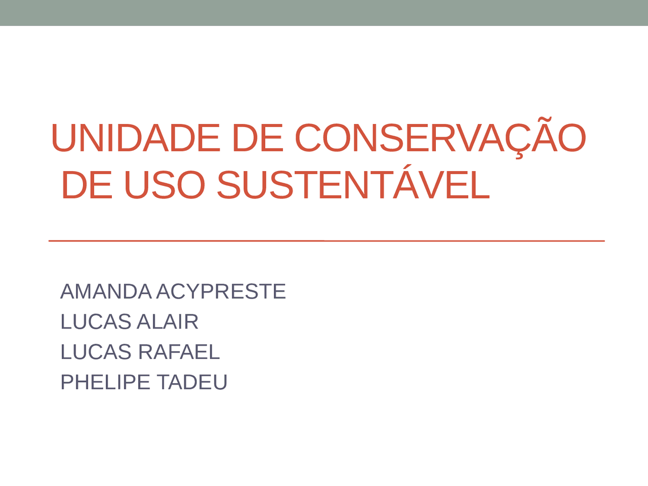 Exemplos Unidade De Conservação De Uso Sustentável