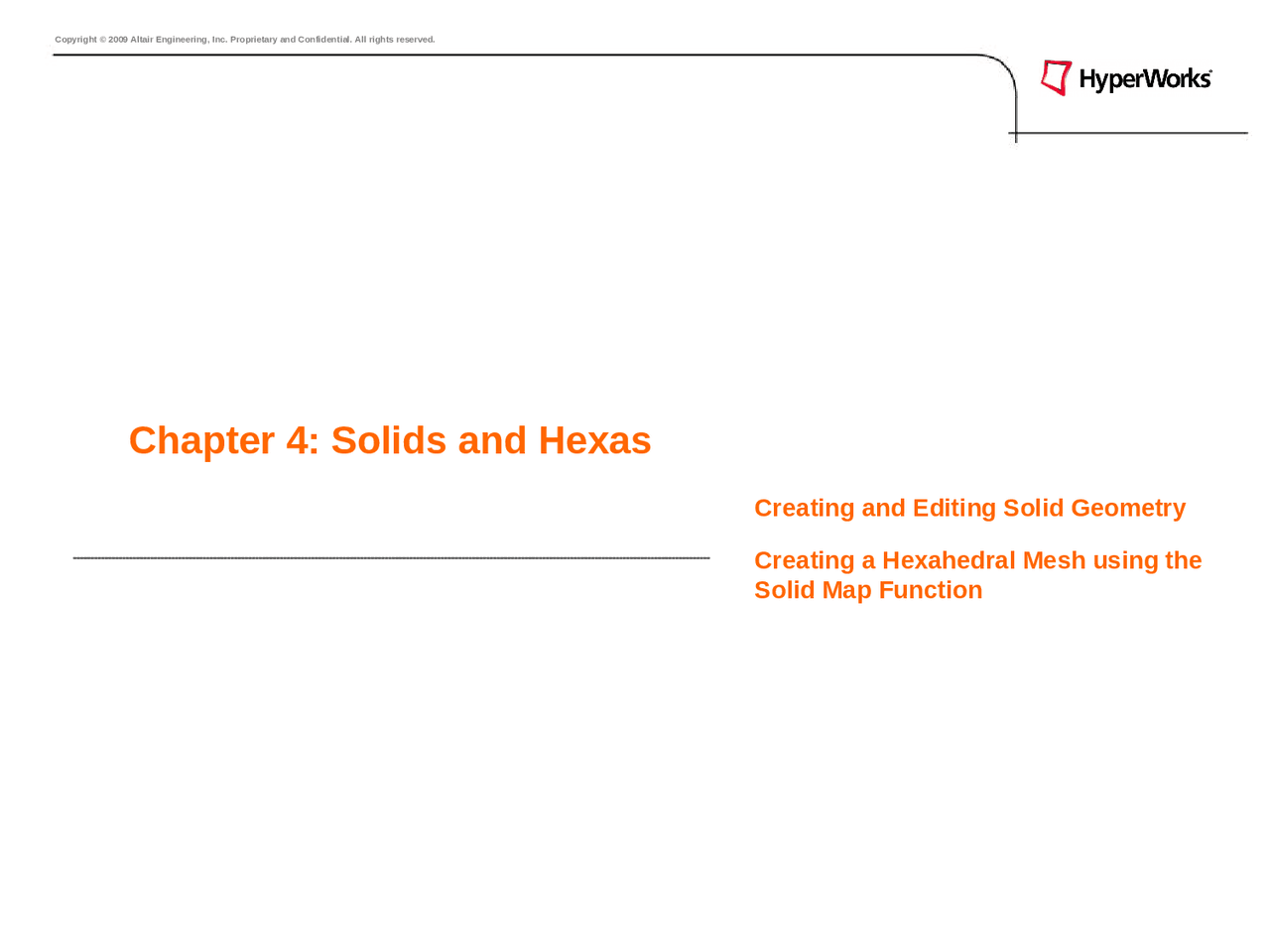 Printed Edition - hm100 intro ppts day2 - tutoriais hyperworks - Docsity