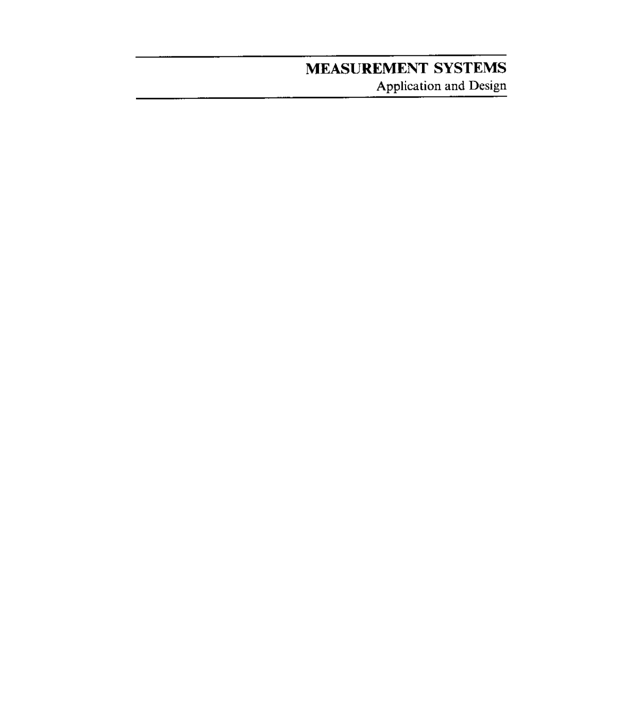 Doebelin measurement systems application and design livro sobre