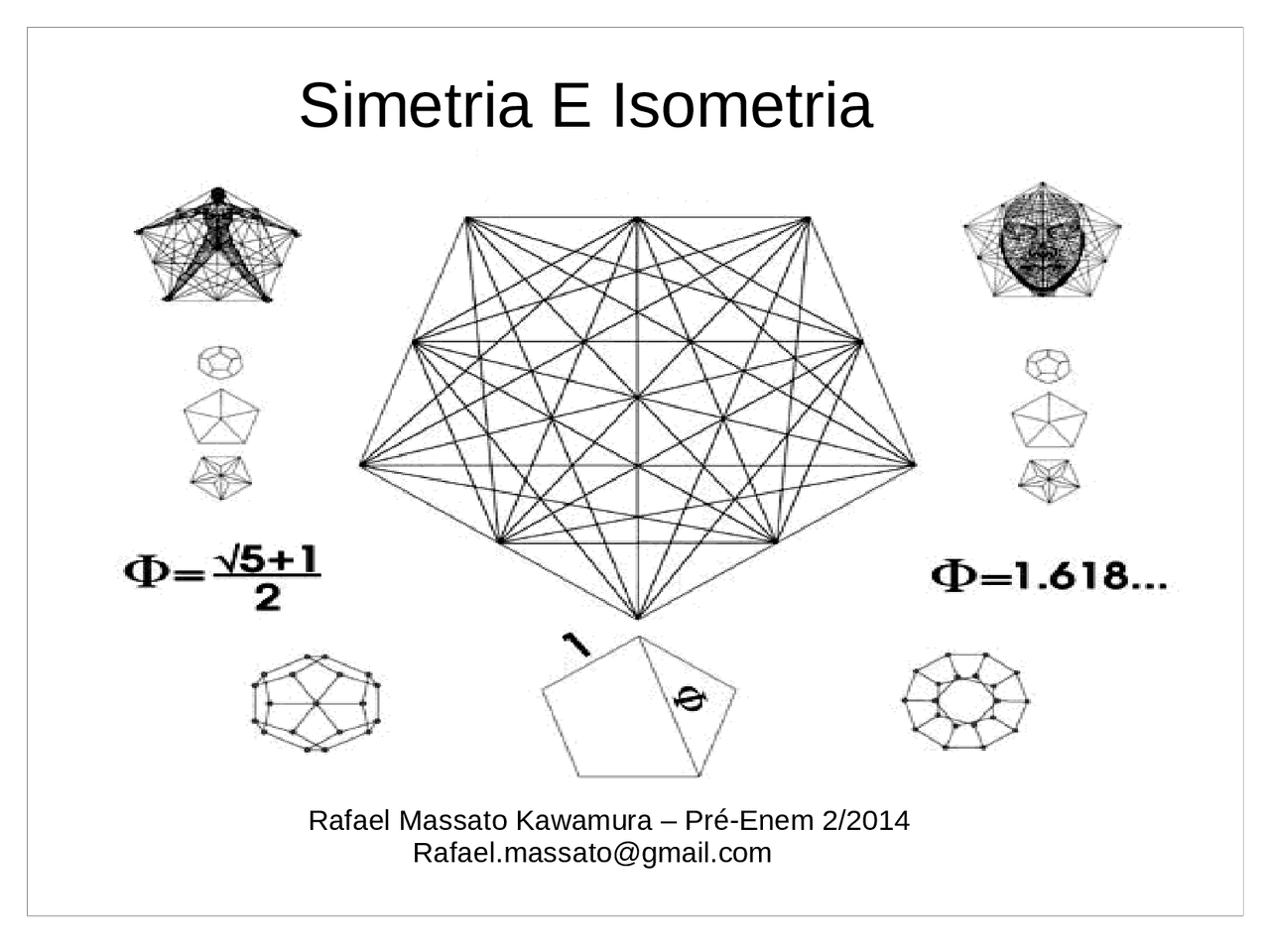 Isometria Simple Simetria e isometria - enem - Nota de aula simetria e isometria - Docsity