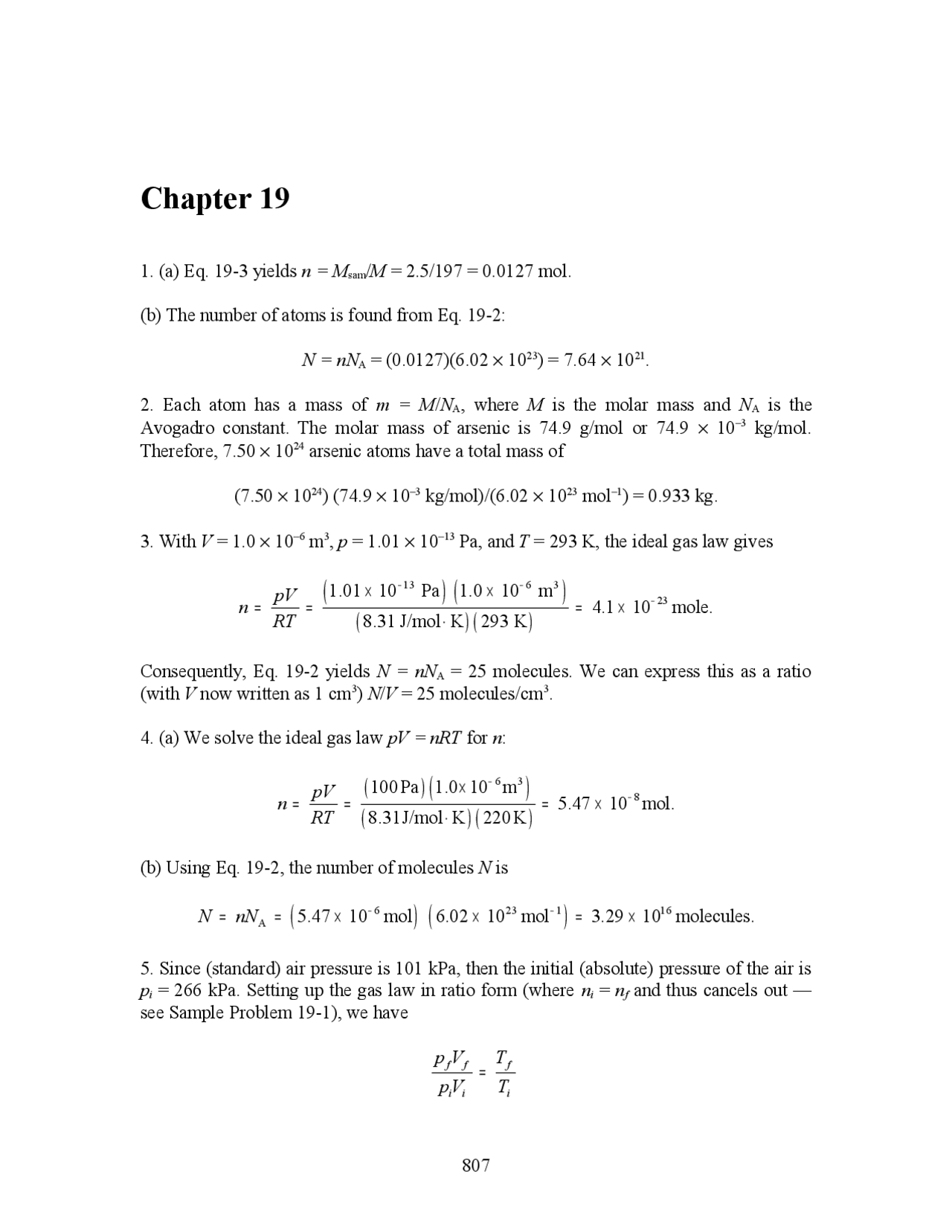 Solucionario Halliday 8ª Edicao Vol 2 Ch19 Resolucao Do Livro Fundamentos De Docsity