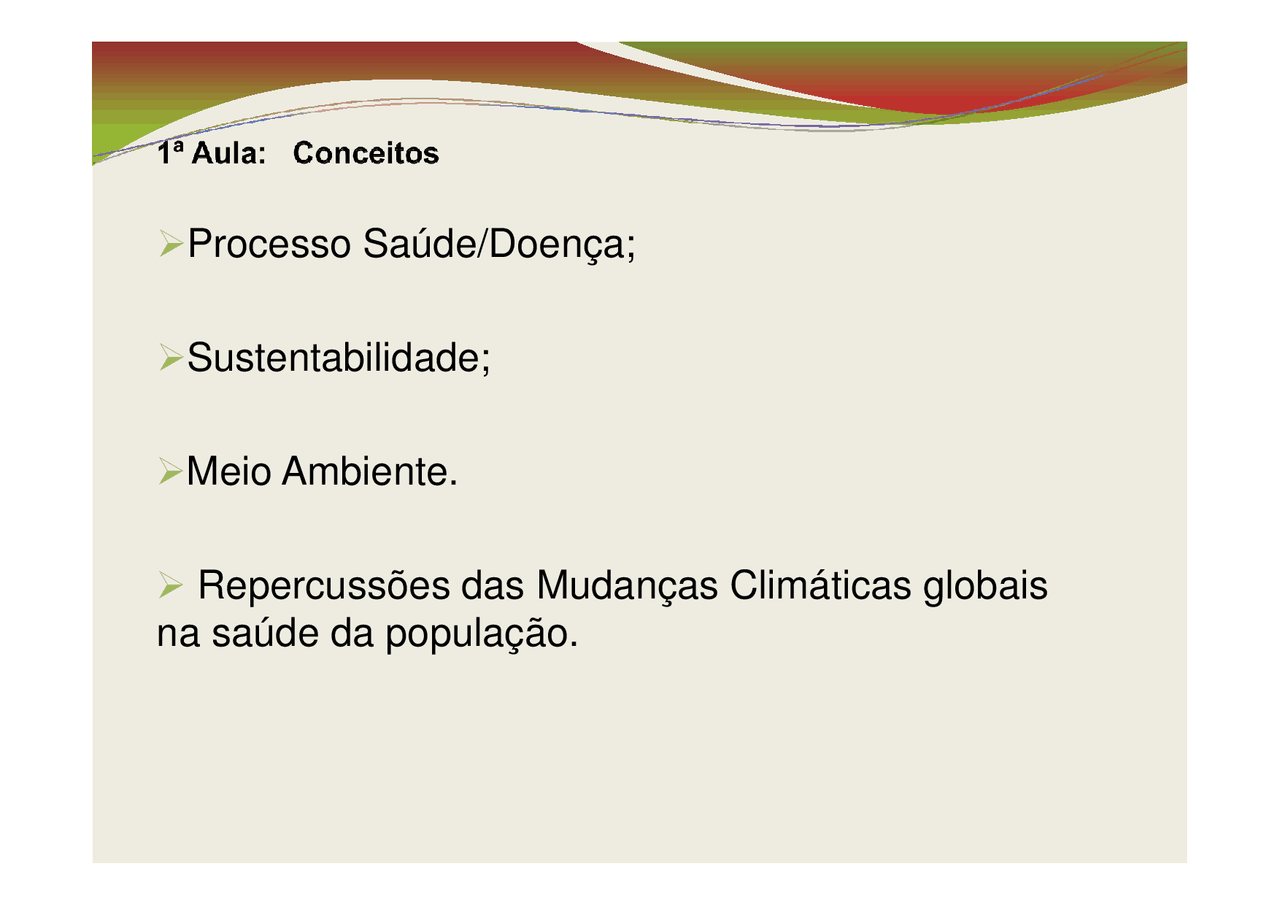 1ª Aula- Conceitos - 1ª Aula- Conceitos - Docsity