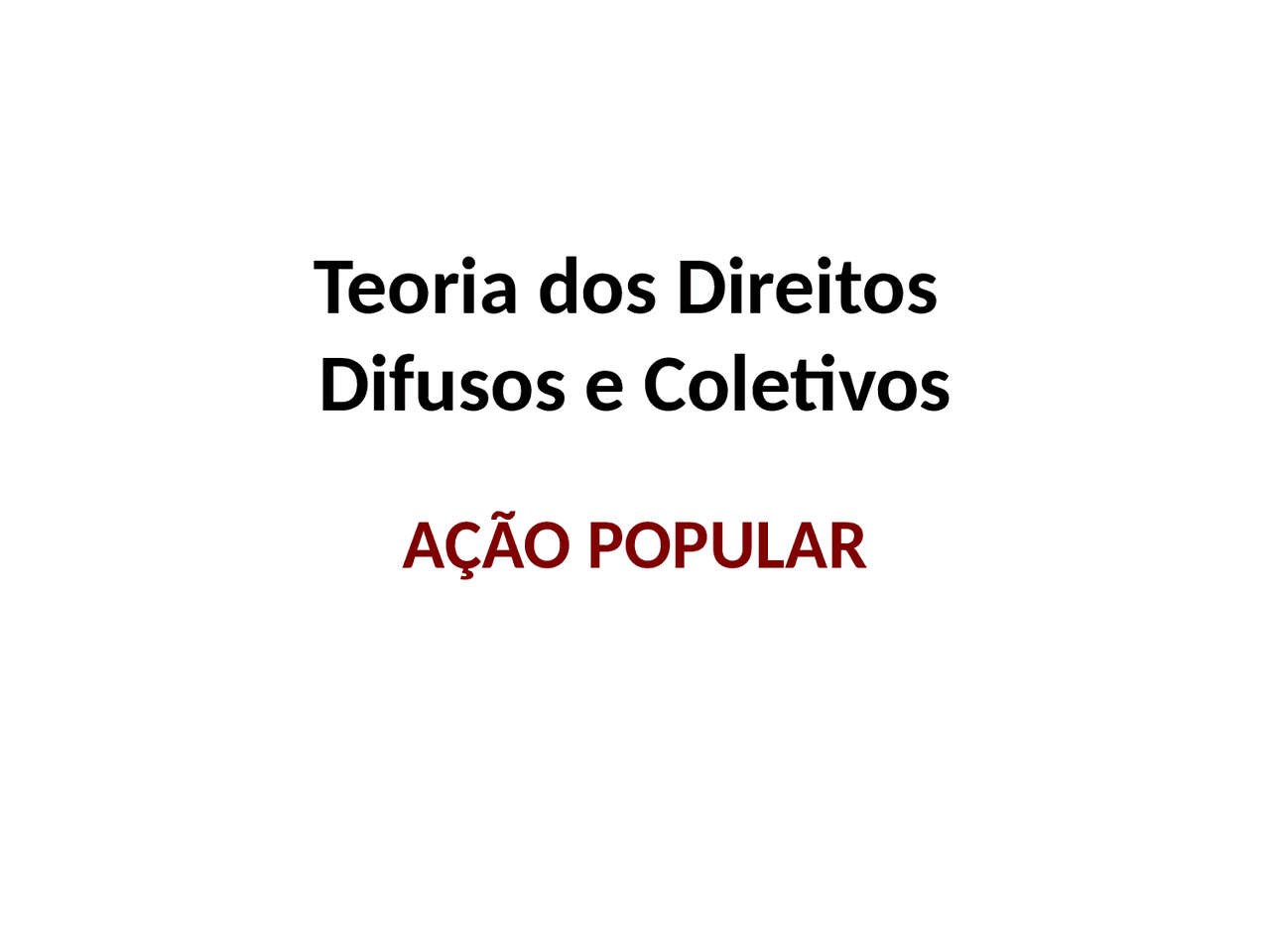 Acao popular slide ação popular Docsity