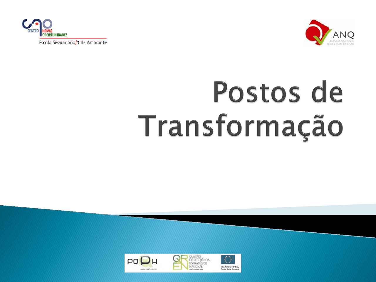Post Transformare Postos de transformação - Postos de transformação - Docsity