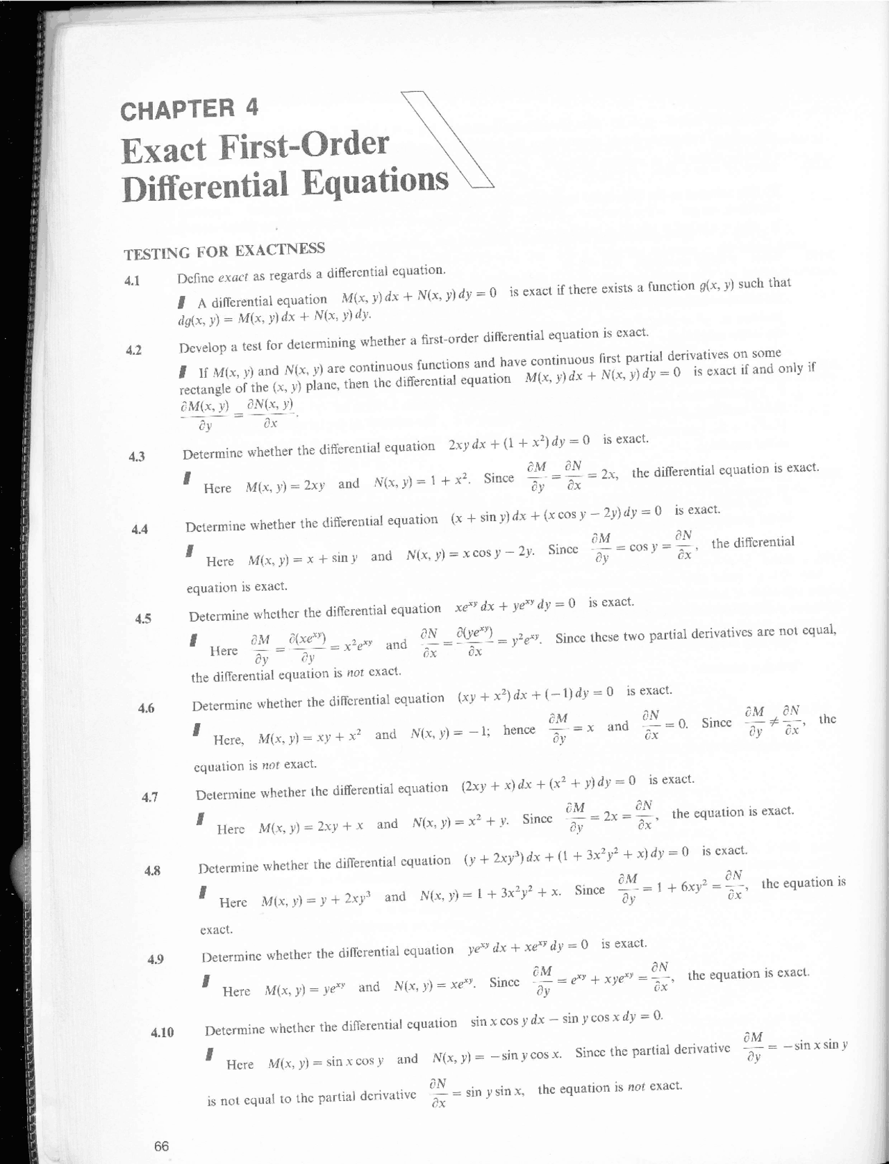 Chapter 04 2500 Solved Problems In Differential Equations Docsity