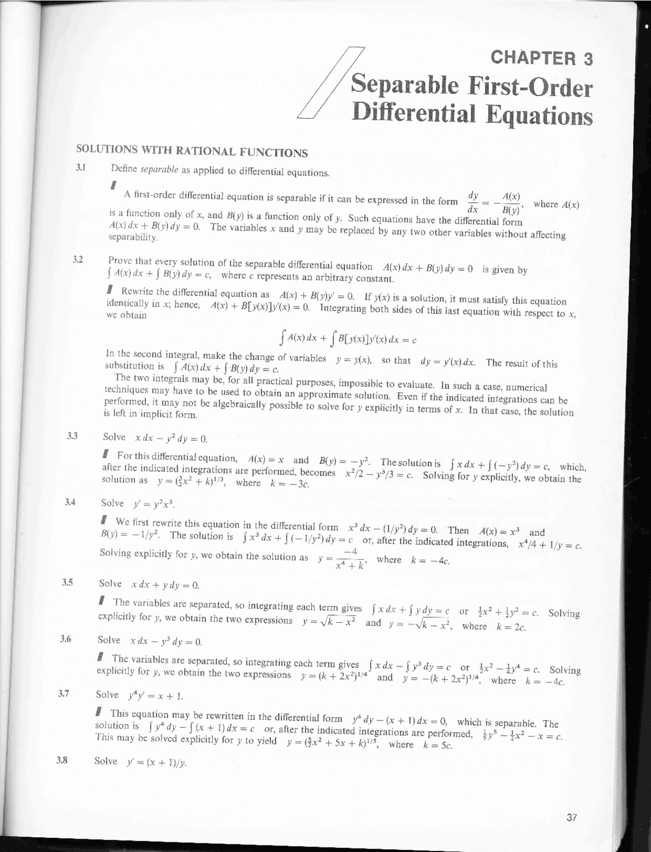 Chapter 03 - 2500 Solved Problems in Differential Equations - Docsity
