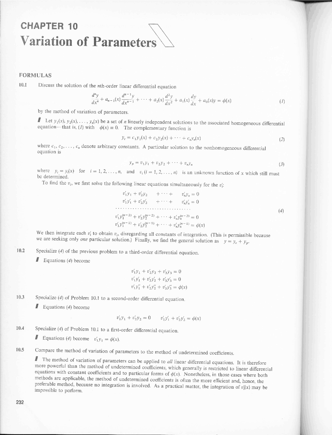 Chapter 10 2500 Solved Problems In Differential Equations Docsity Chapter 10 2500 Solved Problems In Differential Equations Docsity