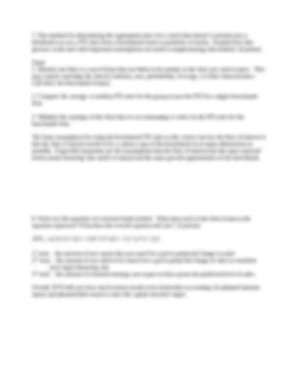 13 Questions on Corporate Finance - Exam 1 | FIN 3154 | Exams Corporate ...