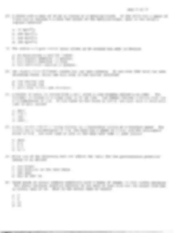 Final Exam Paper, Fall 2000 - Introduction to Physics | PHYS 117 ...
