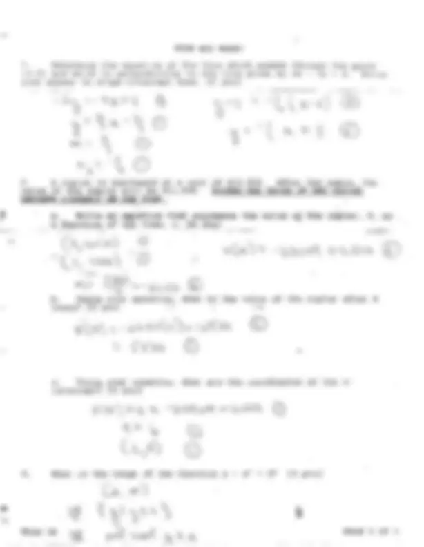 Developmental Mathematics - Test II with Answer Key | MATH 003 | Exams ...