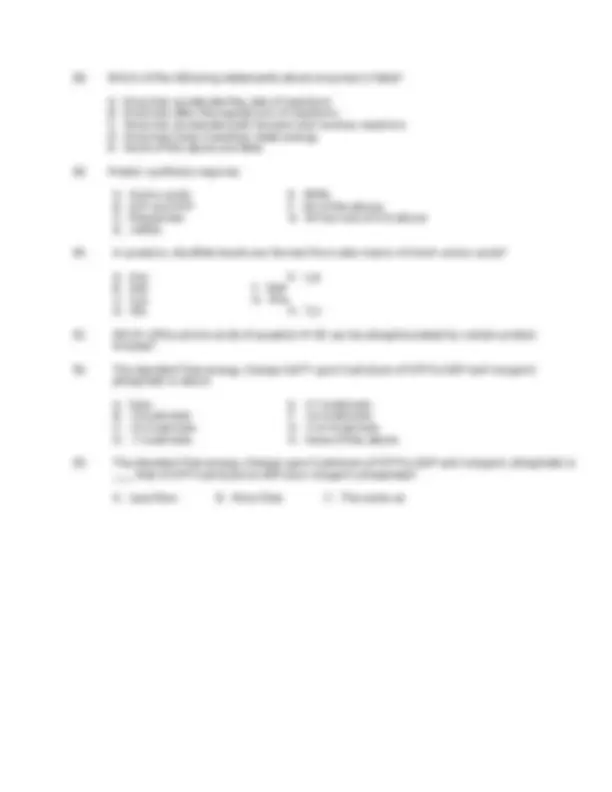 Exam 3 Questions for Concepts of Biochemistry | BCHM 2024 | Exams ...