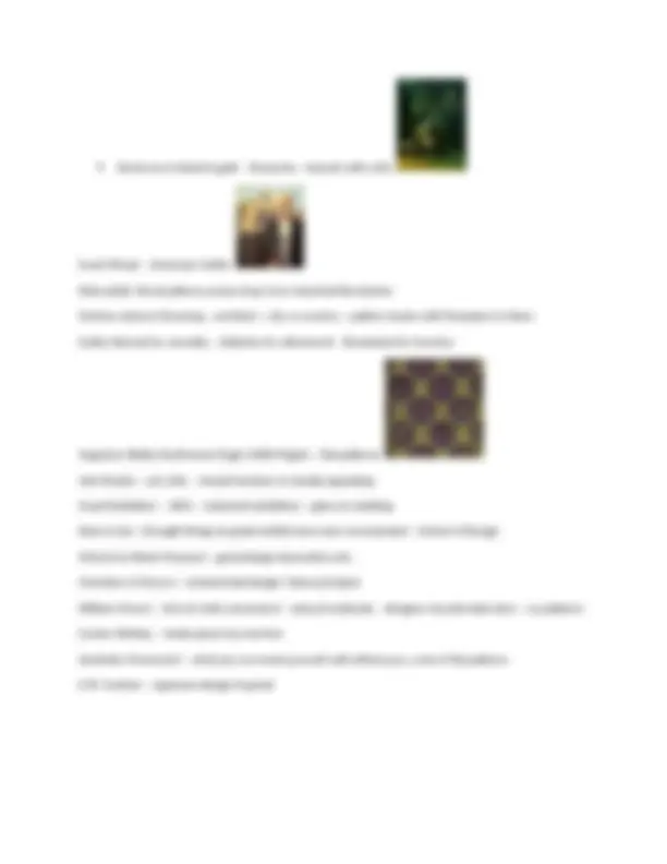 Study Guide used for test 3 on Design Appreciation | ITDS 1114 | Study ...