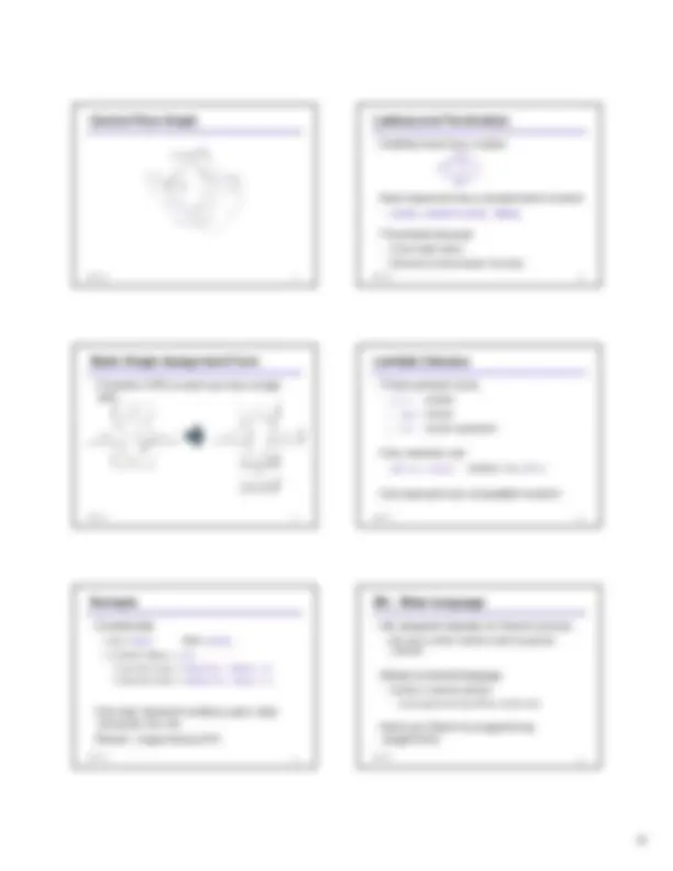 Slides on Analyzing and Understanding Software | CMSC 631 | Study notes ...