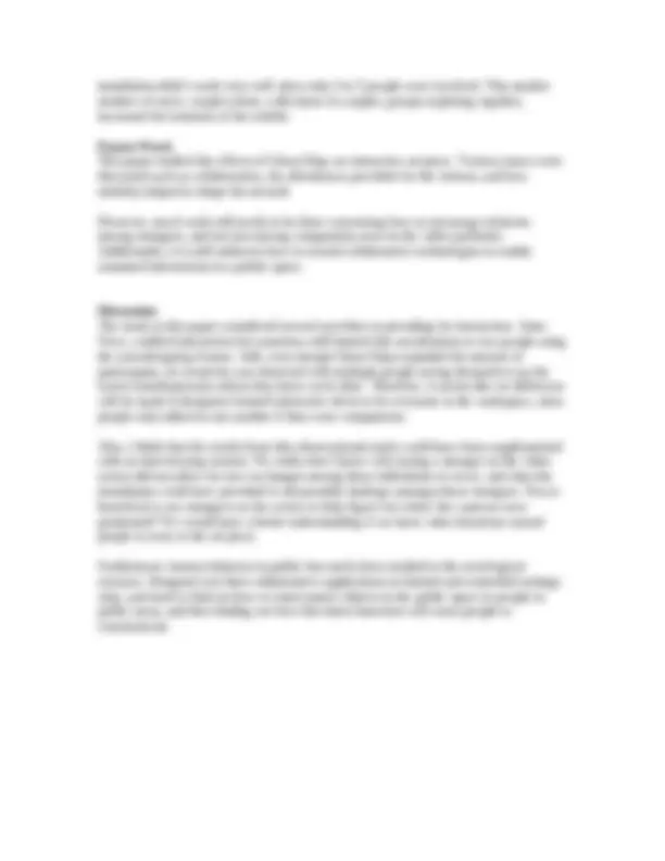 Research Paper Summary - Assignment 1 | Computer Supported Cooperative ...