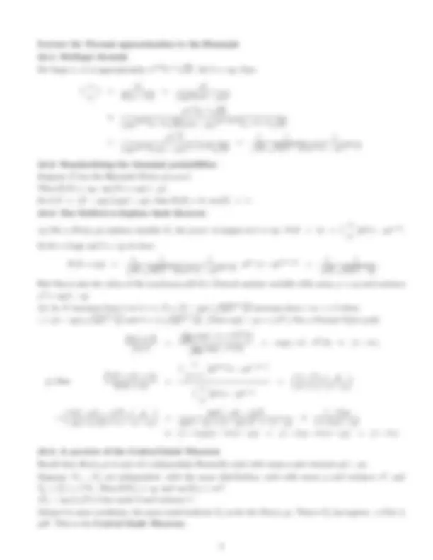 Lecture Notes on Normal Distribution and Binomial Approximation - Prof ...
