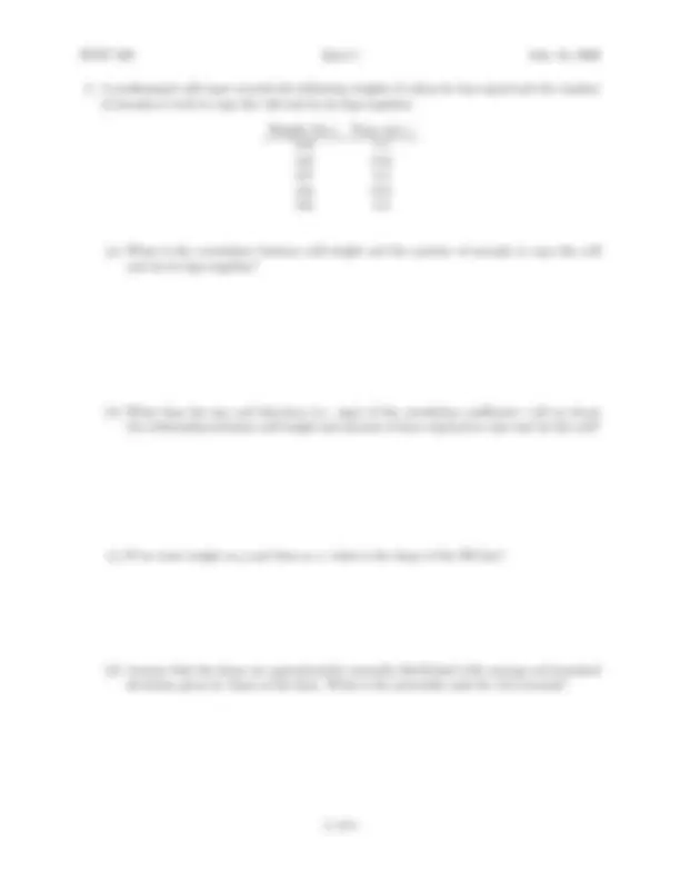 STAT 220 Quiz 2 - Probability and Statistics | Quizzes Statistics | Docsity