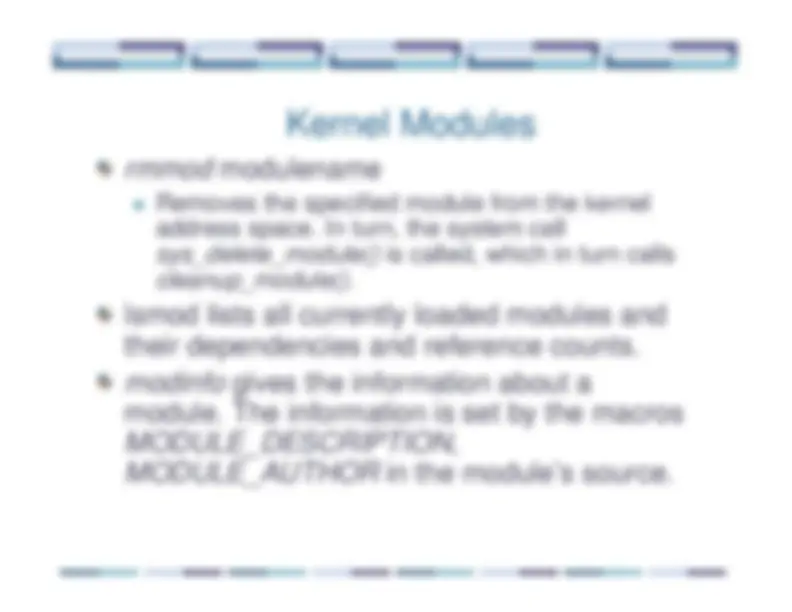 linux kernel howto: module – linux kernel modules: a... Linux Kernel Structure: An Overview by Jennifer Hou | Study notes ...