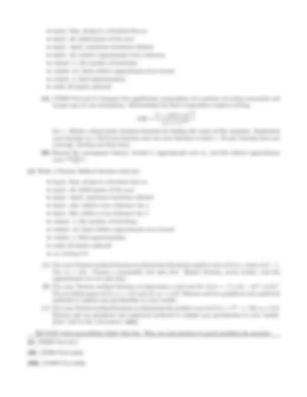 Numerical Methods Homework Set 4 for CS 257 - Prof. Luke Olson ...
