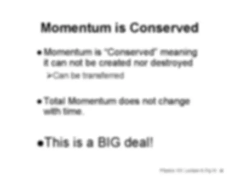 Lecture Notes on Momentum and Impulse | PHYS 101 | Study notes Physics ...