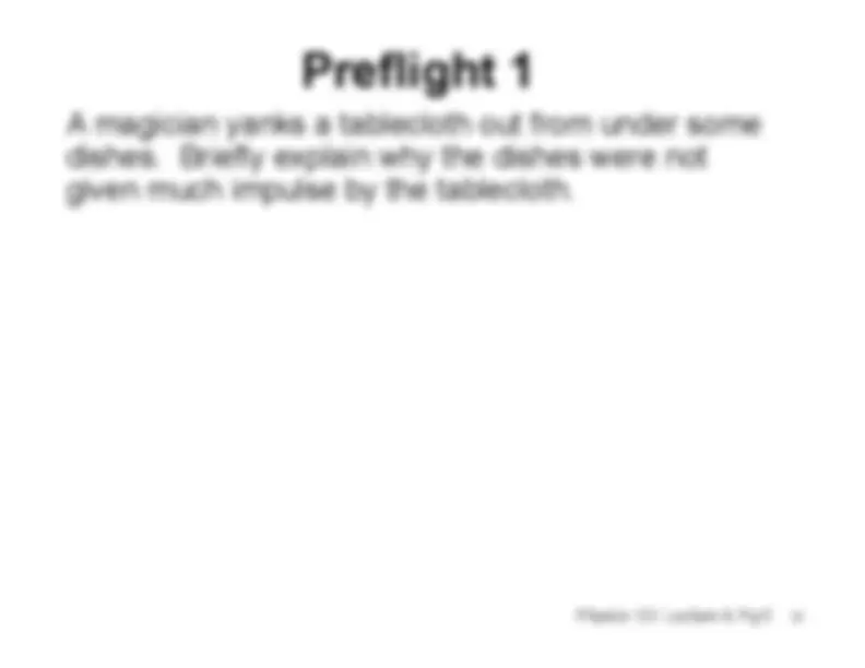 Lecture Notes on Momentum and Impulse | PHYS 101 | Study notes Physics ...