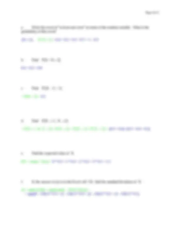 Midterm Exam 2 with Answer key - Introduction to Statistics | STOR 155 ...