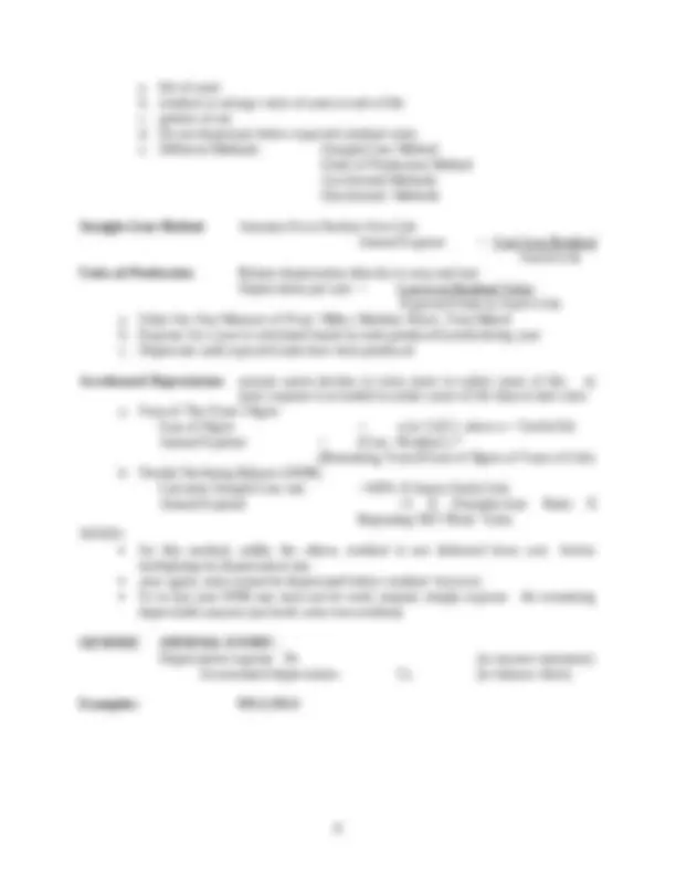 During Usage Understanding Operating Assets: Net Value, Purchase, Construction ...