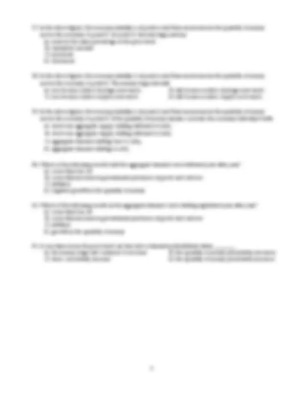 66 Questions on Principles Of Macroeconomics with Answer key | ECON ...