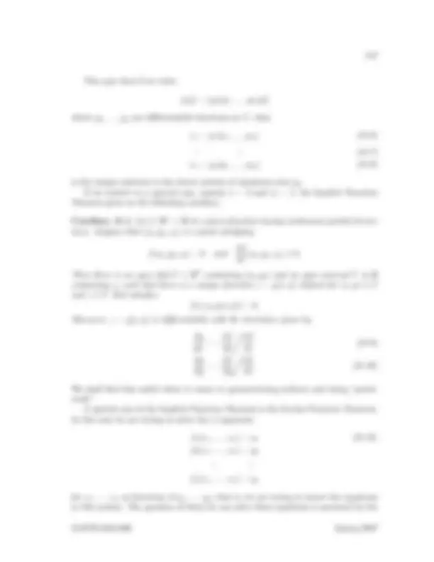 Class Notes for Implicit Function Theorem - Study Guide | MATH 6102 ...