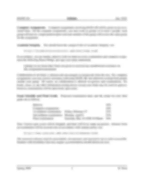 Syllabus on Multivariable Calculus | MATH 341 | Study notes Calculus ...