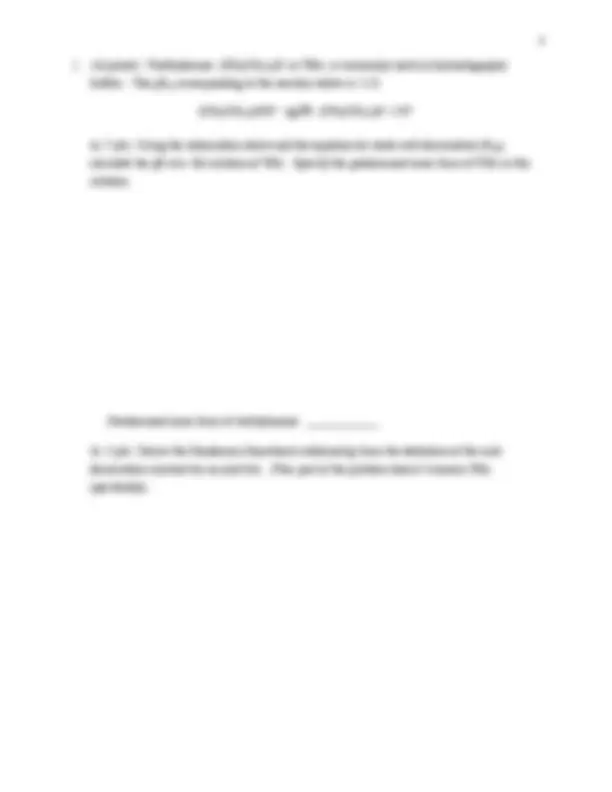 6 Questions on Biochemistry I in Examination 1 | BCHM 461 | Exams ...