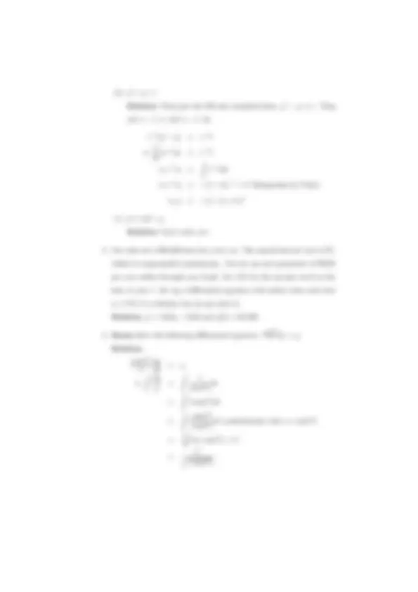 Quiz 5 with Solutions on Elementary Calculus II - Fall 2007 | MATH 221 ...