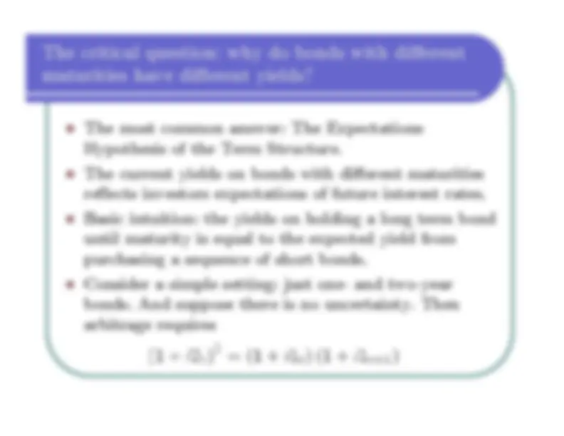 Understanding the Yield Curve and the Expectations Hypothesis - Prof ...