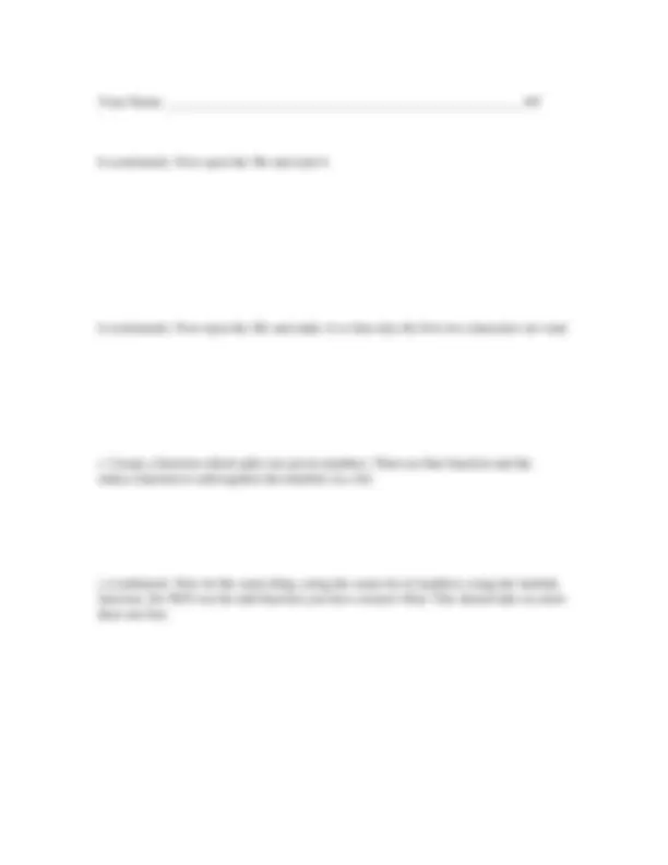 CS1301 with Robots Fall 2007 Final Exam - Prof. Jay Summet | Exams ...