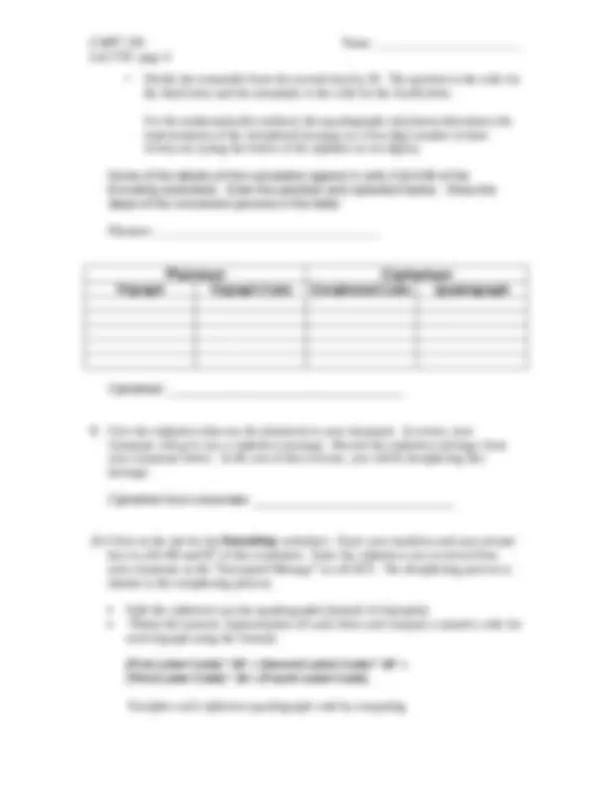 Public Key Encryption - Laboratory Exercise 2A | CPSC 6128 | Study ...
