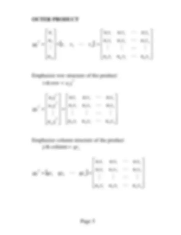 Matrix Mu Matrix Multiplication: Inner Product and Outer Product - Prof. Marc ...