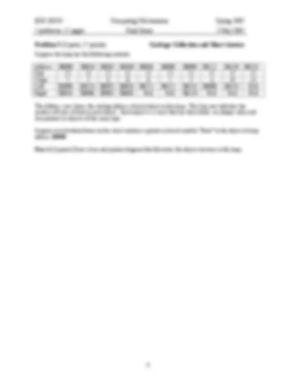 Final Exam with 5 Problems - Mechanisms Computing System | ECE 3035 ...