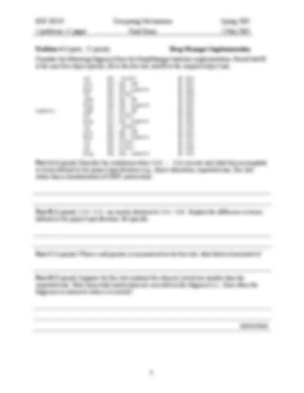 Final Exam with 5 Problems - Mechanisms Computing System | ECE 3035 ...