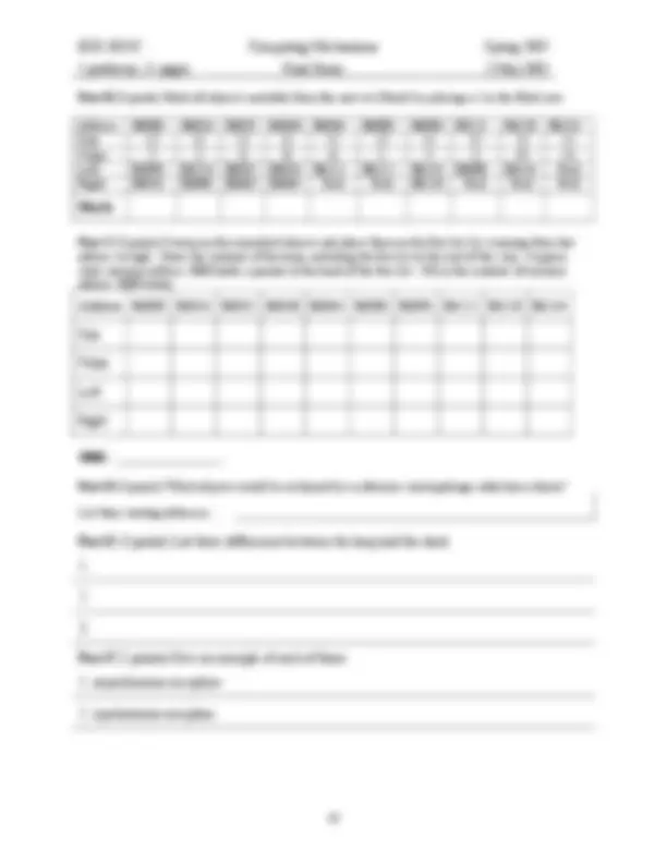 Final Exam with 5 Problems - Mechanisms Computing System | ECE 3035 ...