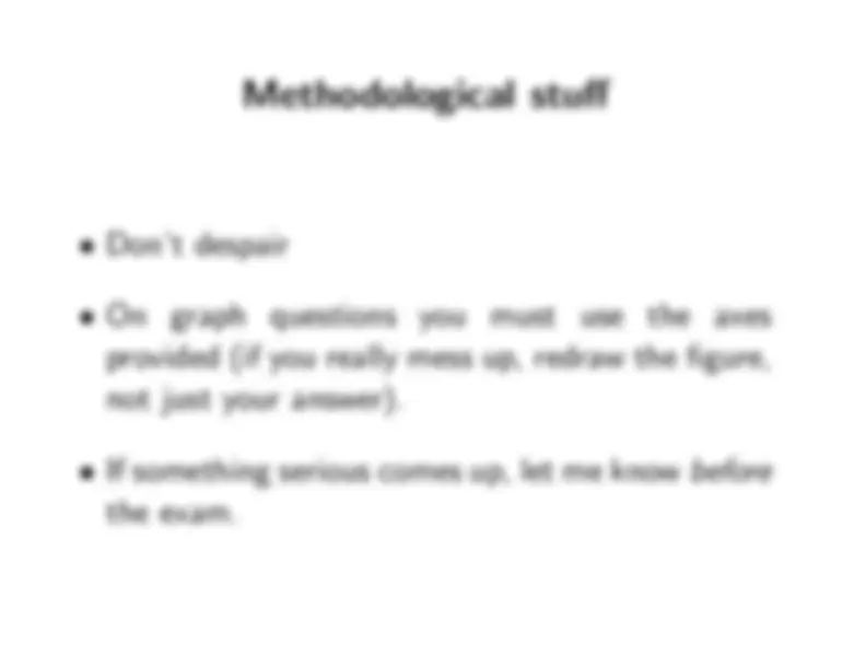 PSY 373 Human Memory Exam 2 Review Session | Exams Psychology | Docsity