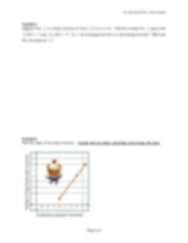 Linear Functions - Unsolved Examples - Intermediate Algebra | MTH 95 ...