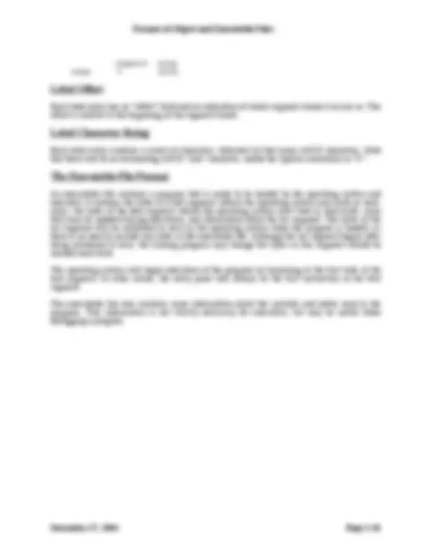 Format of Object and Executable Files - Paper | CS 333 | Papers ...