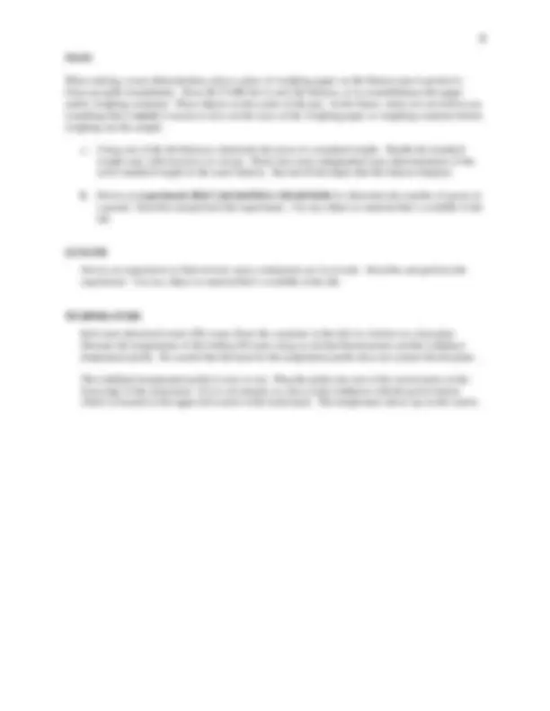 Preparation for chemistry Lab: Measurement - Lab | CHEM 101 | Lab ...