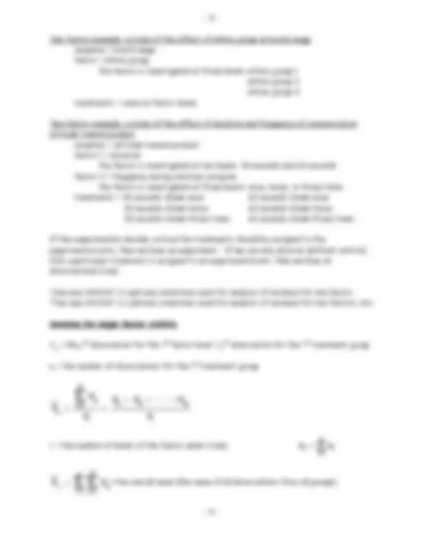 Introduction to Analysis of Variance - Lecture Notes | STAT 4473 ...