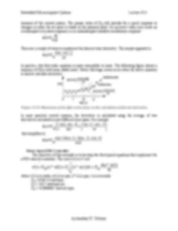 PID Controller Design in Embedded Microcomputer Systems | Study notes ...