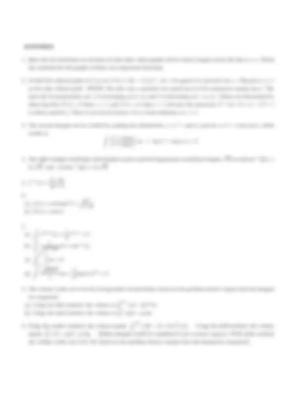 Math 2423 Exam Answers: Graphs, Monotonicity, Integration, and Inverse ...