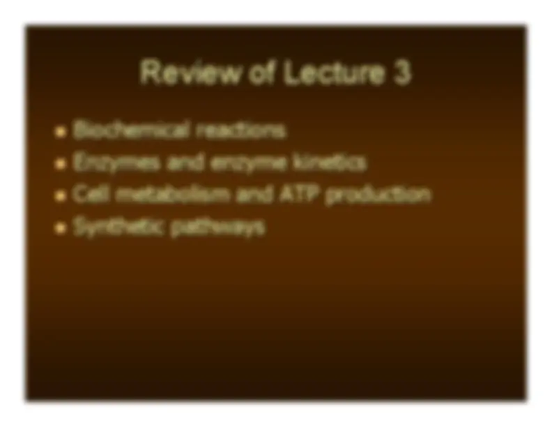 Membrane Dynamics - Lecture Notes | BME 377 | Study notes Biology | Docsity