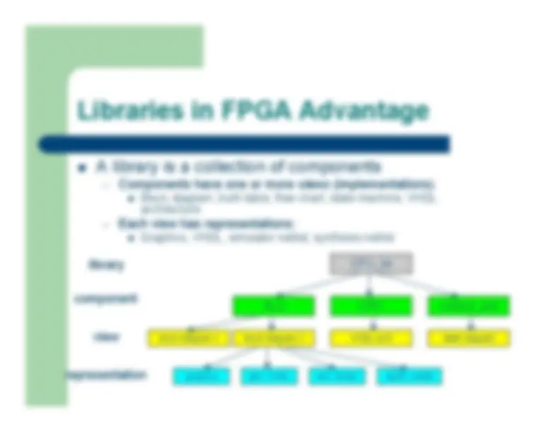 FPGA Design using FPGA Advantage: Tools, Components, and Design Flow ...