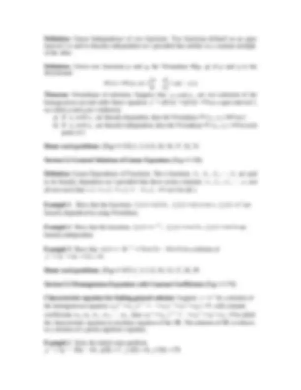 Modern Differential Equations Examination 2 Mat 275 Exams