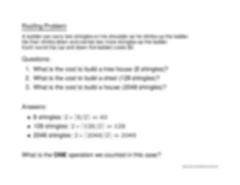 Operation Count and Compute Rank - Lecture Notes | EECS 281 | Study ...